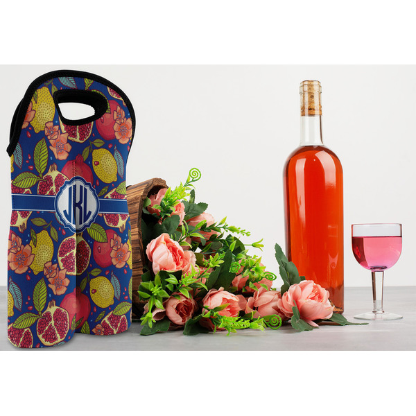 Pomegranates & Lemons Double Wine Tote - LIFESTYLE (new)