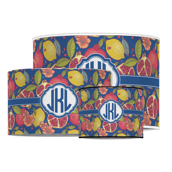 Pomegranates & Lemons Drum Lampshades - MAIN