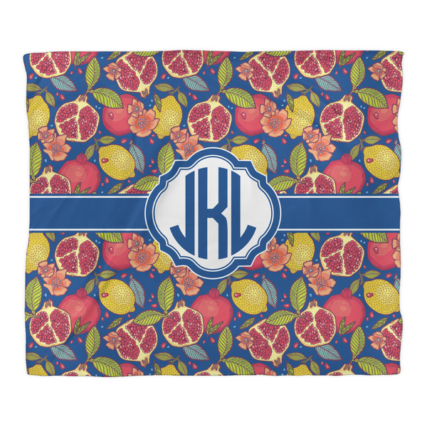 Pomegranates & Lemons Duvet Cover - King - Front