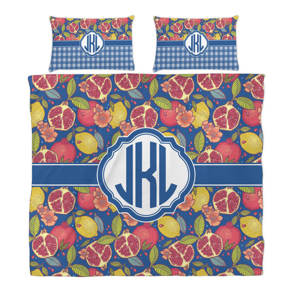 Pomegranates & Lemons Duvet Cover Set - King - Alt Approval