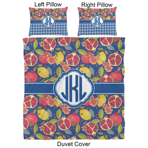 Pomegranates & Lemons Duvet Cover Set - Queen - Approval