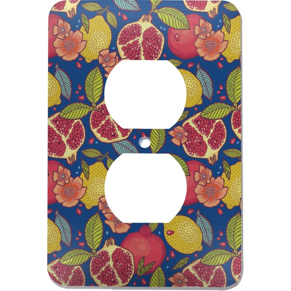 Custom Pomegranates & Lemons Electric Outlet Plate
