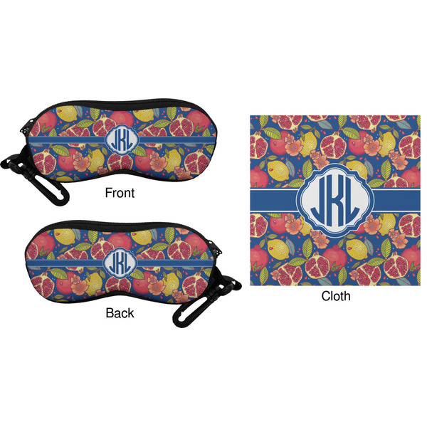 Pomegranates & Lemons Eyeglass Case & Cloth (Approval)