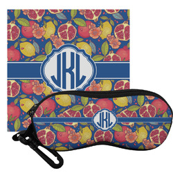 Pomegranates & Lemons Eyeglass Case & Cloth (Personalized)
