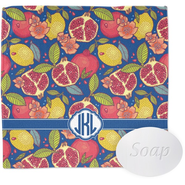 Custom Pomegranates & Lemons Washcloth (Personalized)