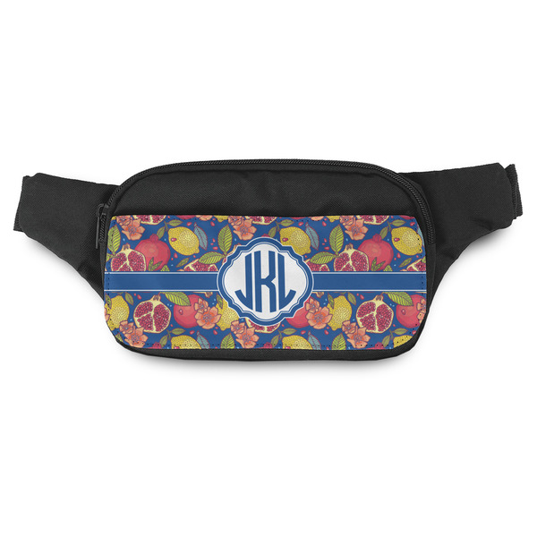 Custom Pomegranates & Lemons Fanny Pack - Modern Style (Personalized)