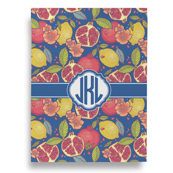 Pomegranates & Lemons Garden Flags - Large - Single Sided - FRONT