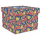 Pomegranates & Lemons Gift Boxes with Lid - Canvas Wrapped - X-Large - Front/Main