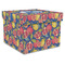 Pomegranates & Lemons Gift Boxes with Lid - Canvas Wrapped - XX-Large - Front/Main