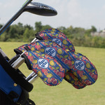 Pomegranates & Lemons Golf Club Iron Cover - Set of 9 (Personalized)