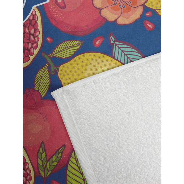 Pomegranates & Lemons Golf Towel - Detail
