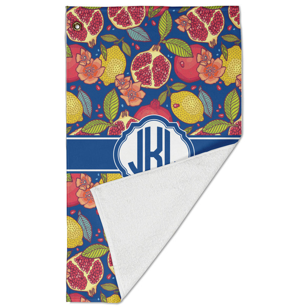 Pomegranates & Lemons Golf Towel - Folded (Large)