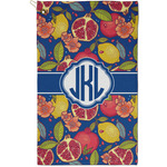 Pomegranates & Lemons Golf Towel - Poly-Cotton Blend - Small w/ Monograms