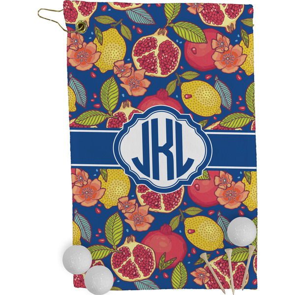 Pomegranates & Lemons Golf Towel (Personalized)
