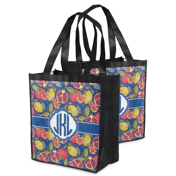 Pomegranates & Lemons Grocery Bag - MAIN