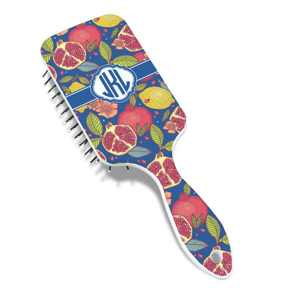 Pomegranates & Lemons Hair Brush - Angle View