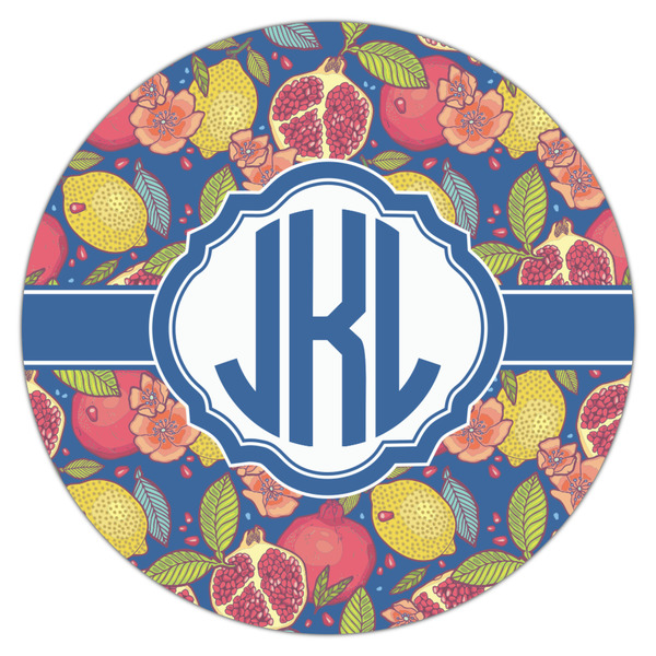 Pomegranates & Lemons Icing Circle - Large - Single
