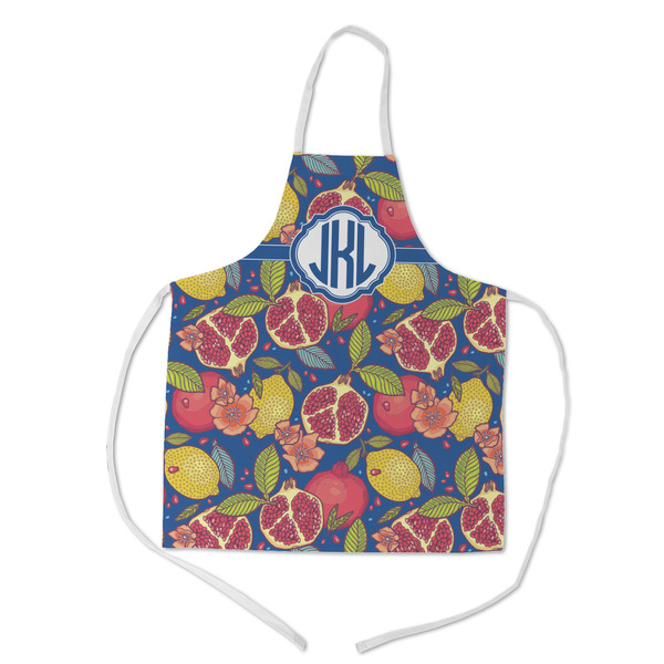 Custom Pomegranates & Lemons Kid's Apron w/ Monogram