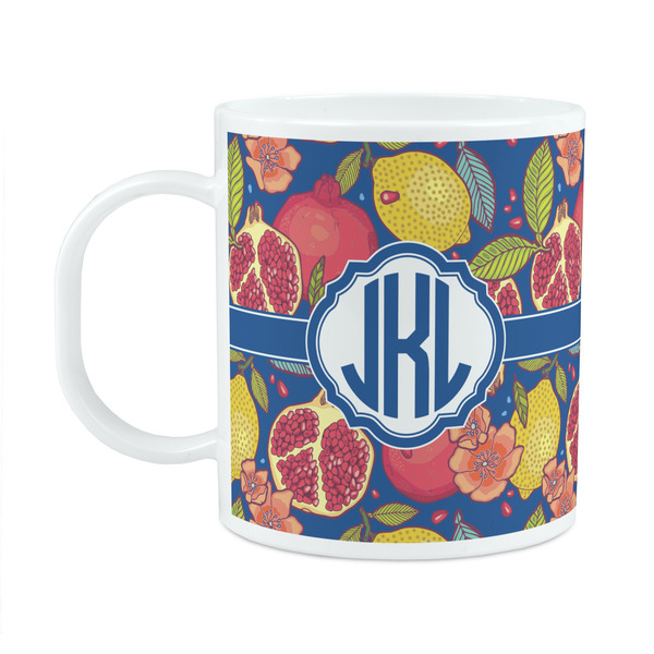 Custom Pomegranates & Lemons Plastic Kids Mug (Personalized)