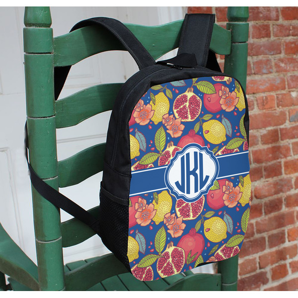 Pomegranates & Lemons Kids Backpack - In Context
