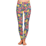 Pomegranates & Lemons Ladies Leggings - Extra Small