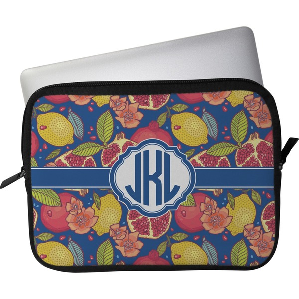 Custom Pomegranates & Lemons Laptop Sleeve / Case - 11" (Personalized)