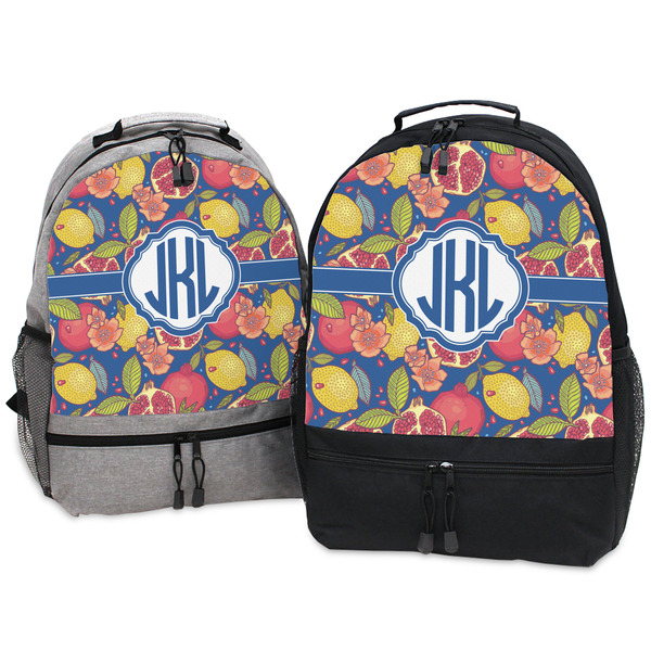 Pomegranates & Lemons Large Backpacks - Both