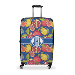 Pomegranates & Lemons Suitcase - 28" Large - Checked w/ Monogram
