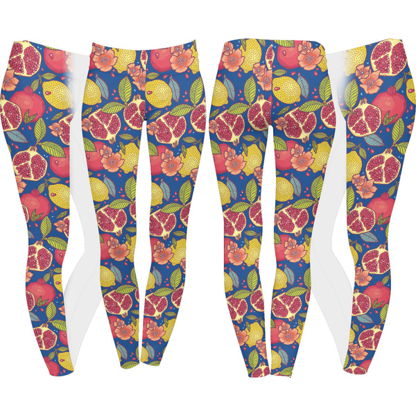 Pomegranates & Lemons Leggings Turn Around - Apvl