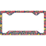 Pomegranates & Lemons License Plate Frame - Style C (Personalized)