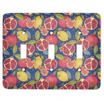Pomegranates & Lemons Light Switch Cover (3 Toggle Plate)