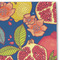 Pomegranates & Lemons Linen Placemat - DETAIL