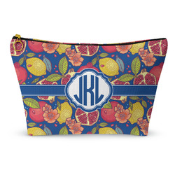 Pomegranates & Lemons Makeup Bag - Small - 8.5"x4.5" (Personalized)