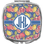Pomegranates & Lemons Compact Makeup Mirror (Personalized)