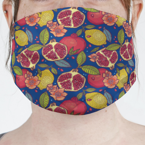 Custom Pomegranates & Lemons Face Mask Cover