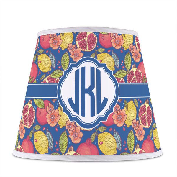 Pomegranates & Lemons Poly Film Empire Lampshade - Front View
