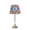 Pomegranates & Lemons Poly Film Empire Lampshade - On Stand