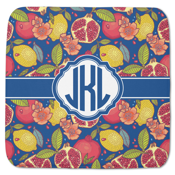 Custom Pomegranates & Lemons Memory Foam Bath Mat - 48"x48" (Personalized)