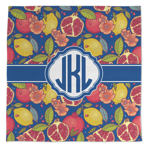 Custom Pomegranates & Lemons Microfiber Dish Towel (Personalized)