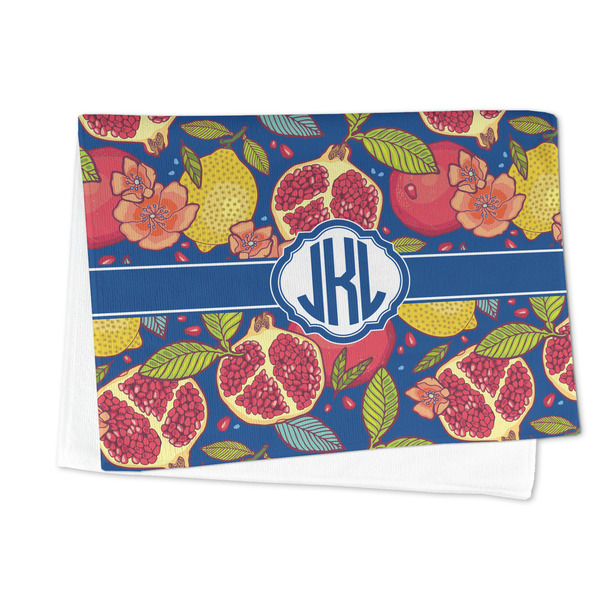 Pomegranates & Lemons Microfiber Dish Towel - FOLDED HALF