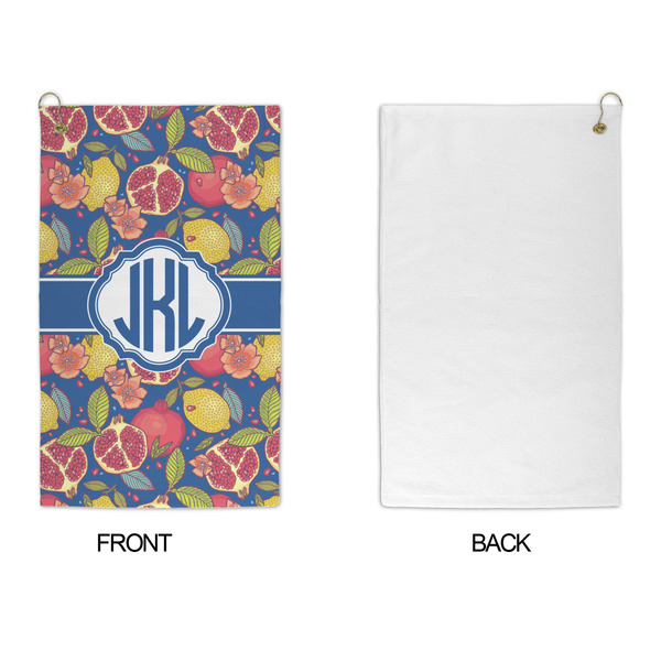 Pomegranates & Lemons Microfiber Golf Towels - APPROVAL