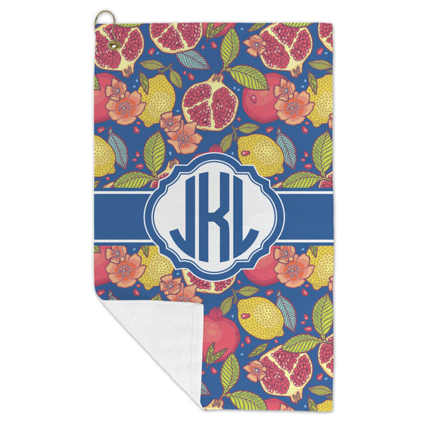 Pomegranates & Lemons Microfiber Golf Towels - FOLD
