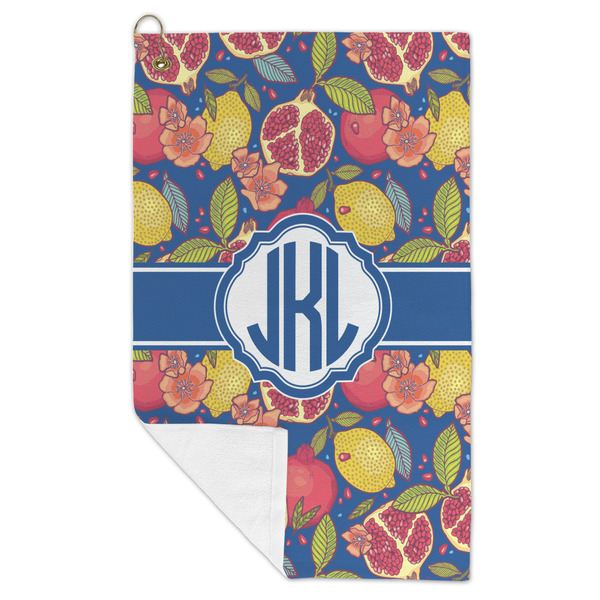 Pomegranates & Lemons Microfiber Golf Towels - FOLD