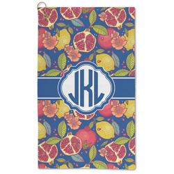 Pomegranates & Lemons Microfiber Golf Towel - Large (Personalized)