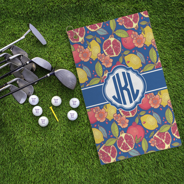 Pomegranates & Lemons Microfiber Golf Towels - LIFESTYLE