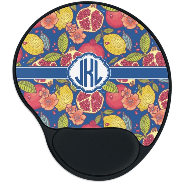 Custom Pomegranates & Lemons Mouse Pad with Wrist Support