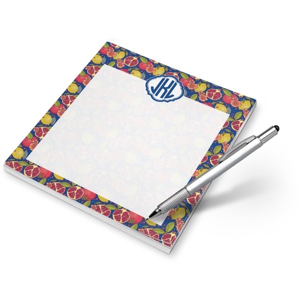 Custom Pomegranates & Lemons Notepad (Personalized)