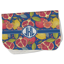 Pomegranates & Lemons Burp Cloth - Fleece w/ Monogram