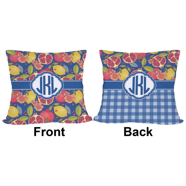 Pomegranates & Lemons Outdoor Pillow - 20x20
