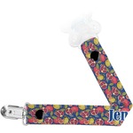 Pomegranates & Lemons Pacifier Clip (Personalized)